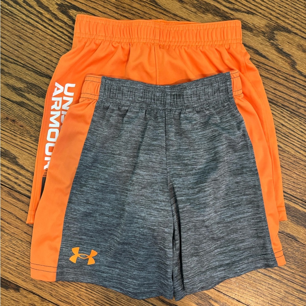 Bundle of 2 Pairs of Boys Under Armour Shorts